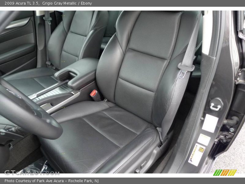 Grigio Gray Metallic / Ebony 2009 Acura TL 3.5