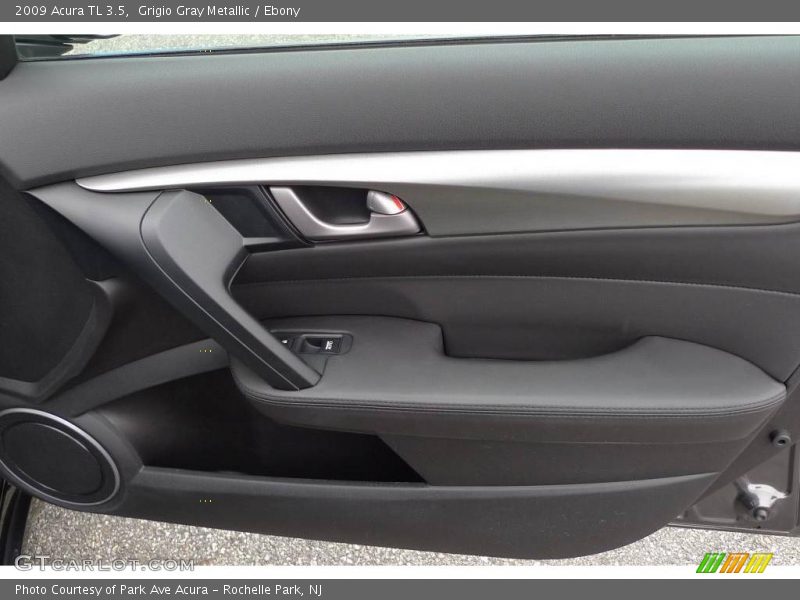 Grigio Gray Metallic / Ebony 2009 Acura TL 3.5