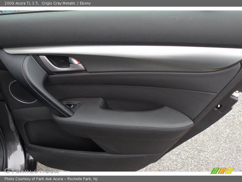 Grigio Gray Metallic / Ebony 2009 Acura TL 3.5
