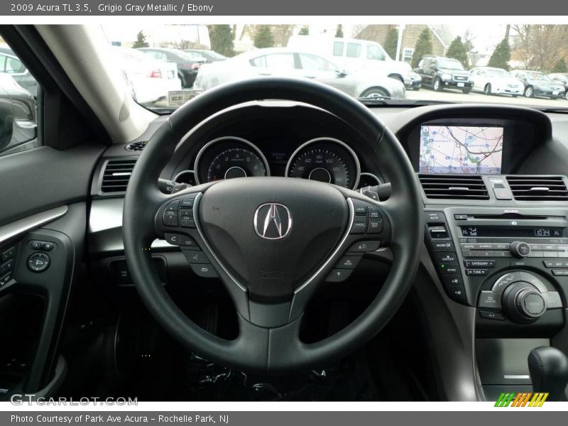 Grigio Gray Metallic / Ebony 2009 Acura TL 3.5