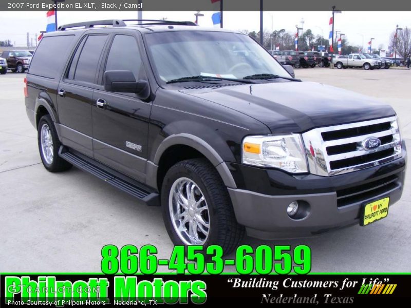 Black / Camel 2007 Ford Expedition EL XLT
