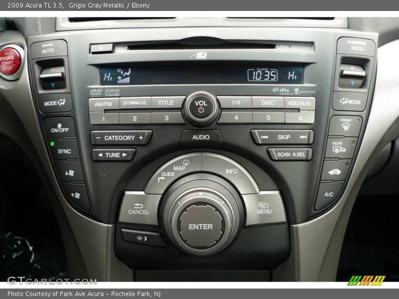 Grigio Gray Metallic / Ebony 2009 Acura TL 3.5