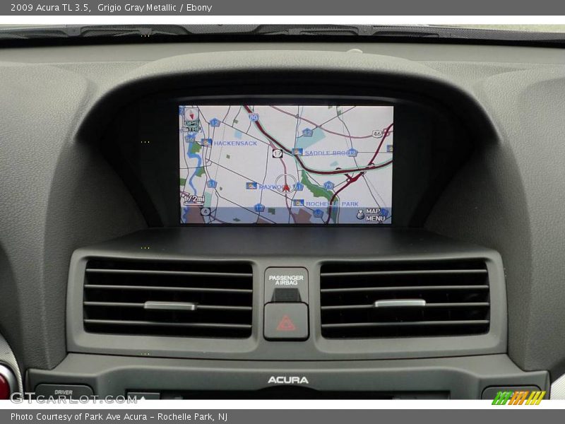 Grigio Gray Metallic / Ebony 2009 Acura TL 3.5