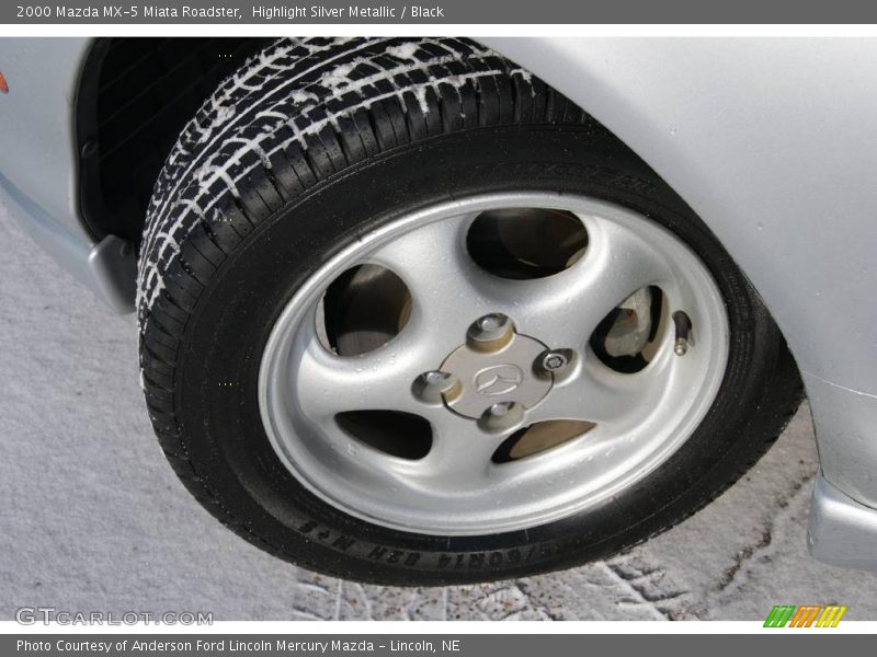 Highlight Silver Metallic / Black 2000 Mazda MX-5 Miata Roadster