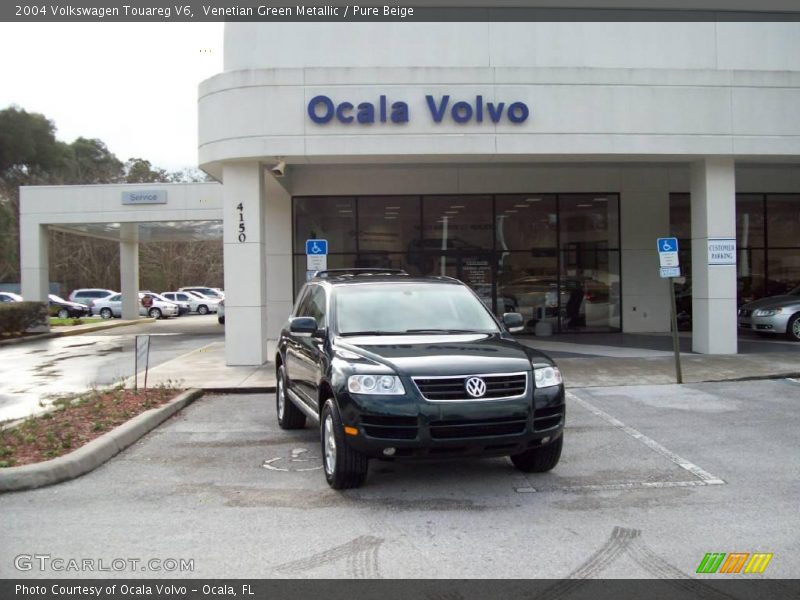 Venetian Green Metallic / Pure Beige 2004 Volkswagen Touareg V6