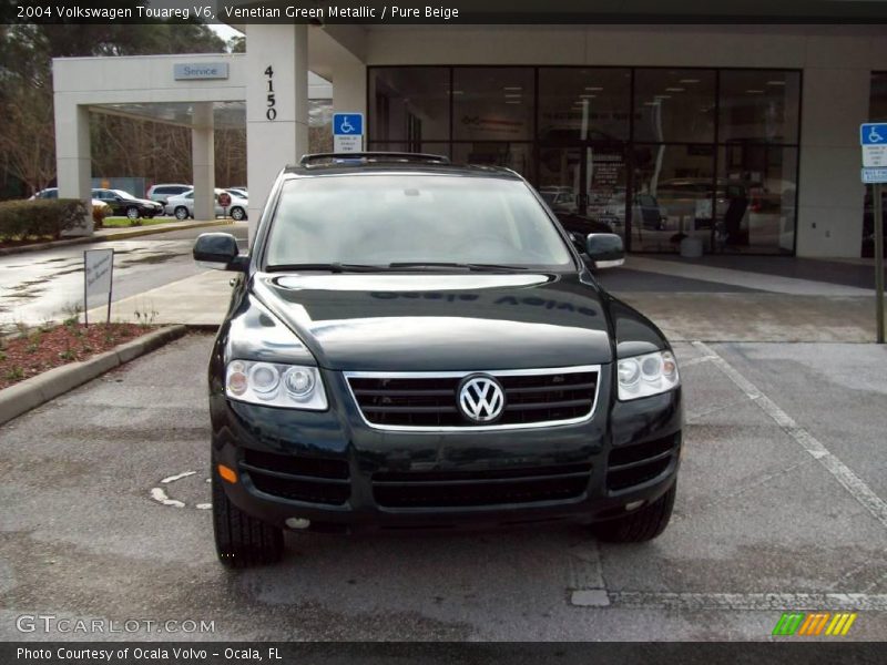 Venetian Green Metallic / Pure Beige 2004 Volkswagen Touareg V6