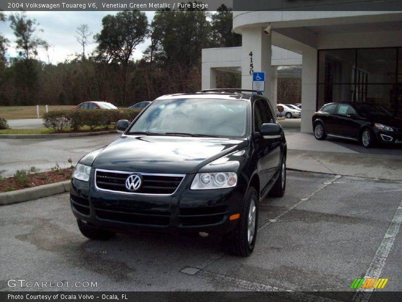 Venetian Green Metallic / Pure Beige 2004 Volkswagen Touareg V6