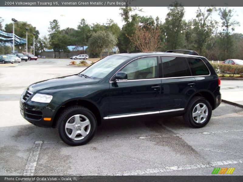 Venetian Green Metallic / Pure Beige 2004 Volkswagen Touareg V6