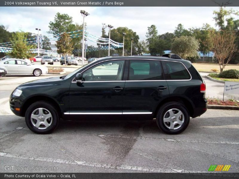 Venetian Green Metallic / Pure Beige 2004 Volkswagen Touareg V6