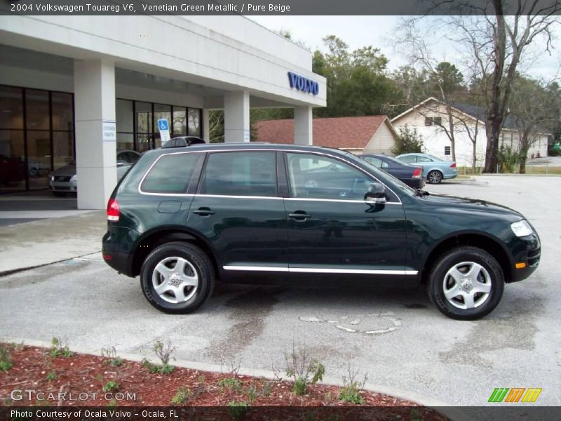 Venetian Green Metallic / Pure Beige 2004 Volkswagen Touareg V6
