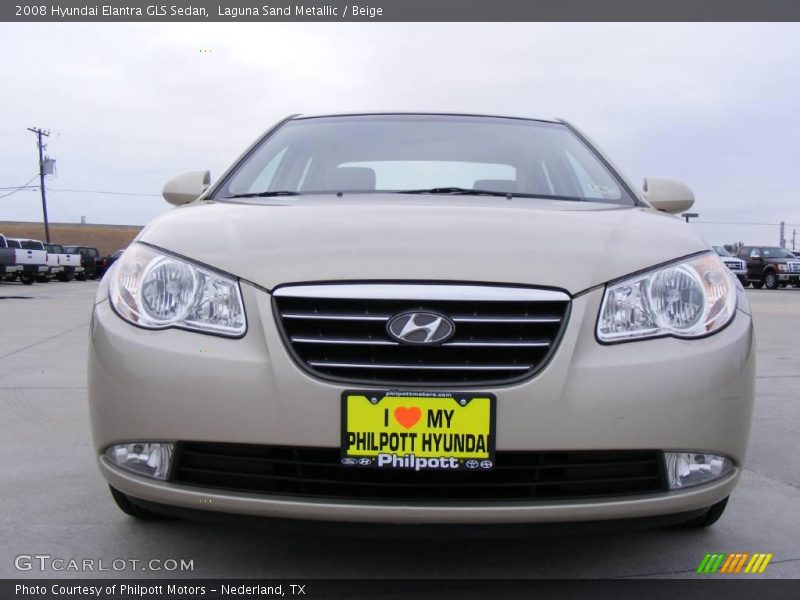 Laguna Sand Metallic / Beige 2008 Hyundai Elantra GLS Sedan