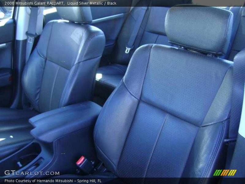 Liquid Silver Metallic / Black 2008 Mitsubishi Galant RALLIART