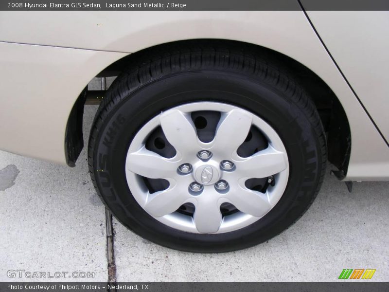 Laguna Sand Metallic / Beige 2008 Hyundai Elantra GLS Sedan