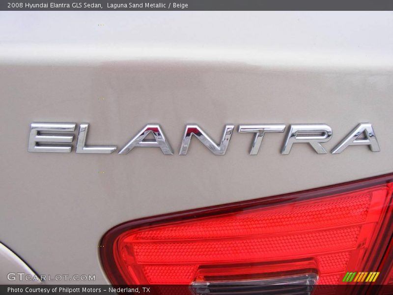 Laguna Sand Metallic / Beige 2008 Hyundai Elantra GLS Sedan