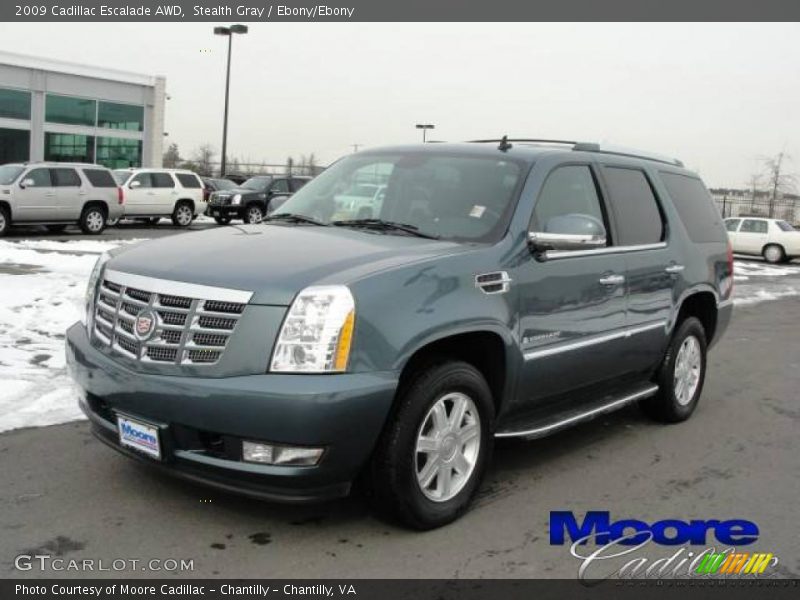 Stealth Gray / Ebony/Ebony 2009 Cadillac Escalade AWD