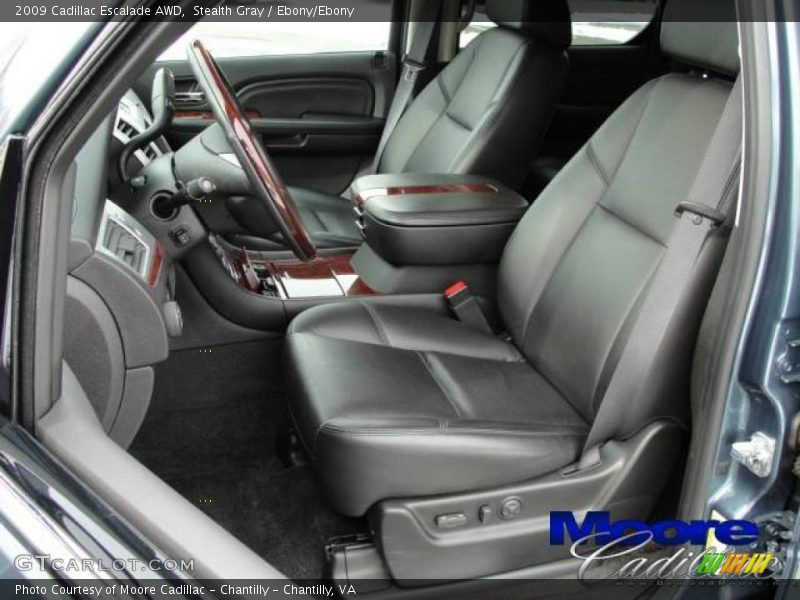 Stealth Gray / Ebony/Ebony 2009 Cadillac Escalade AWD