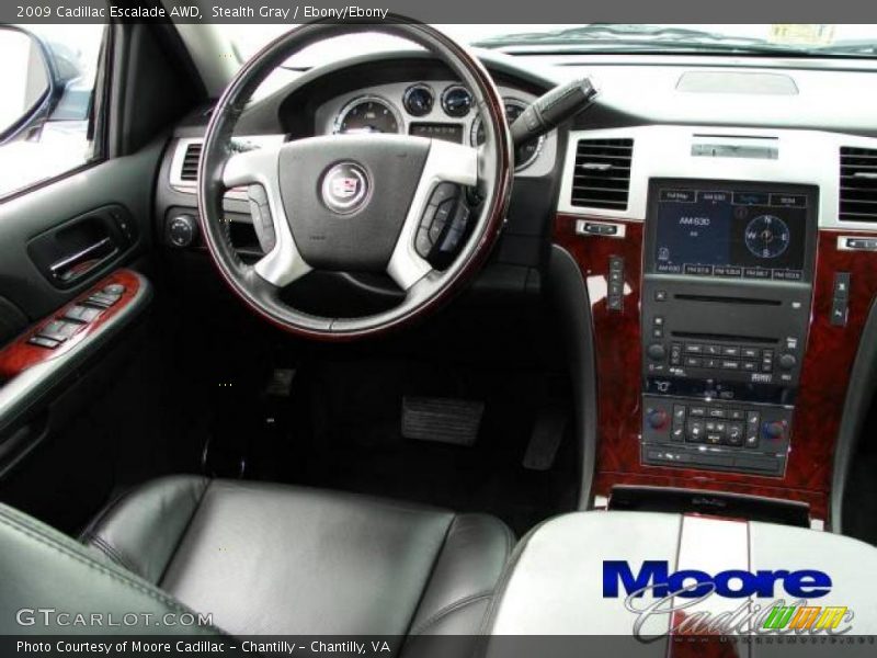 Stealth Gray / Ebony/Ebony 2009 Cadillac Escalade AWD