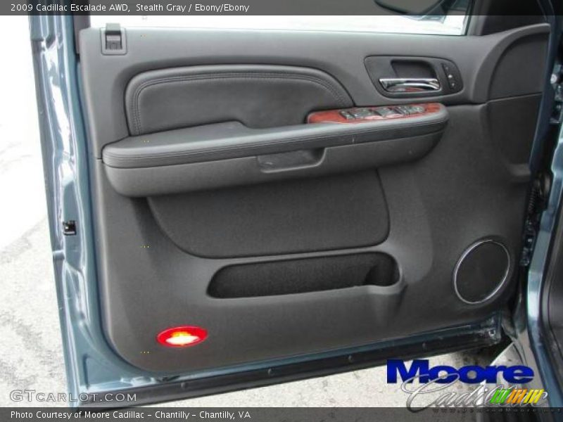 Stealth Gray / Ebony/Ebony 2009 Cadillac Escalade AWD