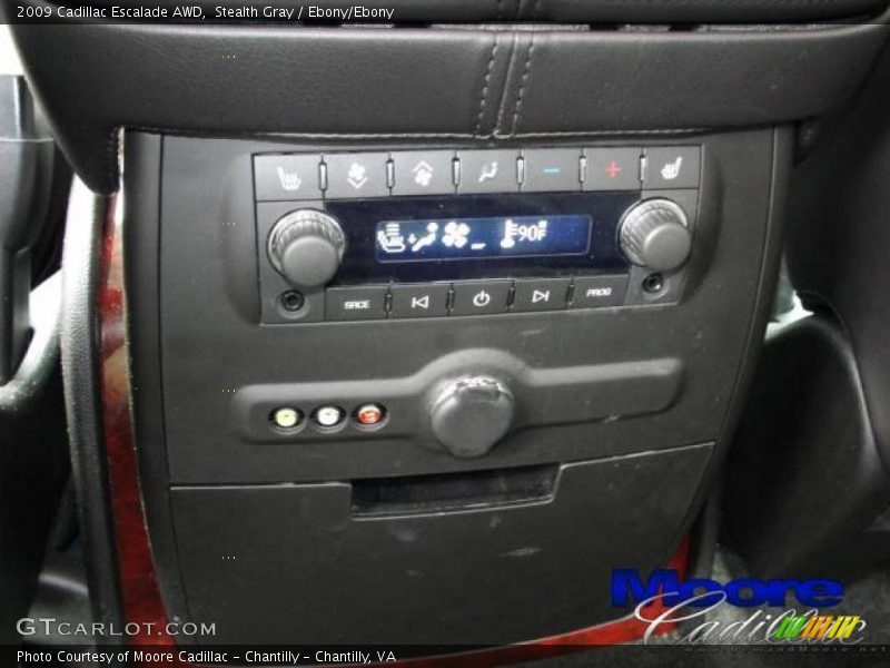 Stealth Gray / Ebony/Ebony 2009 Cadillac Escalade AWD