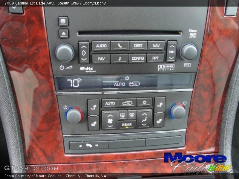 Stealth Gray / Ebony/Ebony 2009 Cadillac Escalade AWD