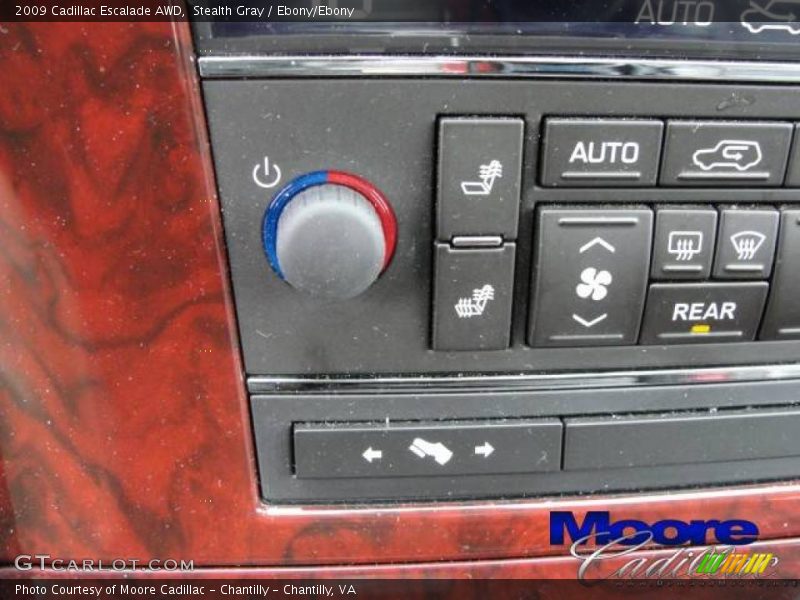 Stealth Gray / Ebony/Ebony 2009 Cadillac Escalade AWD