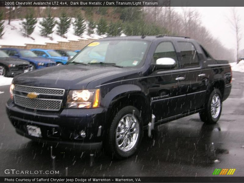 Dark Blue Metallic / Dark Titanium/Light Titanium 2008 Chevrolet Avalanche LTZ 4x4
