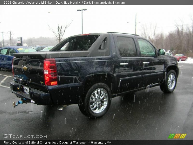 Dark Blue Metallic / Dark Titanium/Light Titanium 2008 Chevrolet Avalanche LTZ 4x4