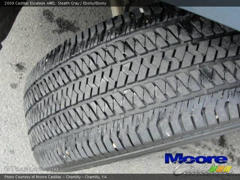 Stealth Gray / Ebony/Ebony 2009 Cadillac Escalade AWD