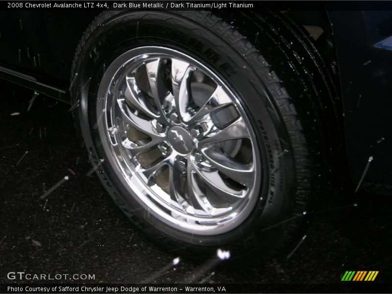 Dark Blue Metallic / Dark Titanium/Light Titanium 2008 Chevrolet Avalanche LTZ 4x4