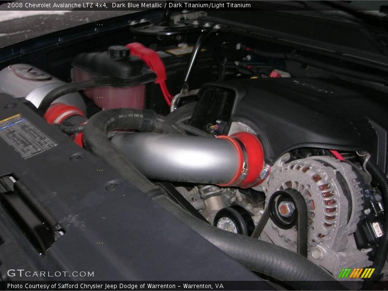 Dark Blue Metallic / Dark Titanium/Light Titanium 2008 Chevrolet Avalanche LTZ 4x4