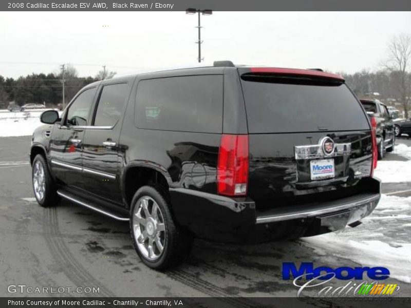 Black Raven / Ebony 2008 Cadillac Escalade ESV AWD