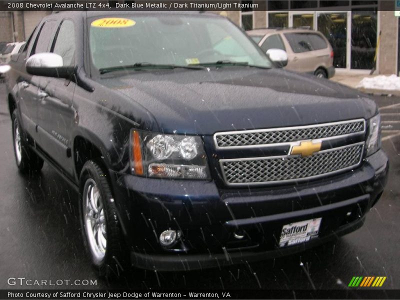 Dark Blue Metallic / Dark Titanium/Light Titanium 2008 Chevrolet Avalanche LTZ 4x4