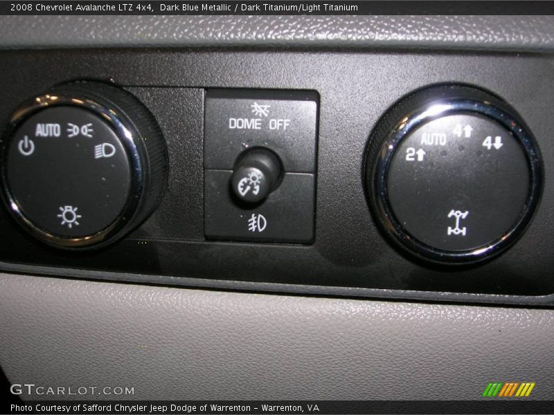 Dark Blue Metallic / Dark Titanium/Light Titanium 2008 Chevrolet Avalanche LTZ 4x4