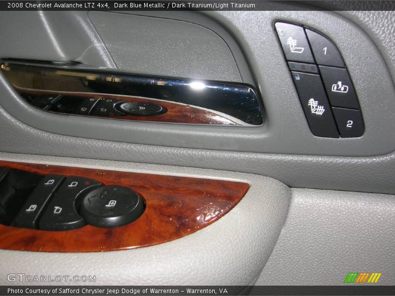 Dark Blue Metallic / Dark Titanium/Light Titanium 2008 Chevrolet Avalanche LTZ 4x4