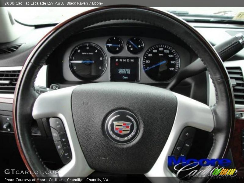 Black Raven / Ebony 2008 Cadillac Escalade ESV AWD