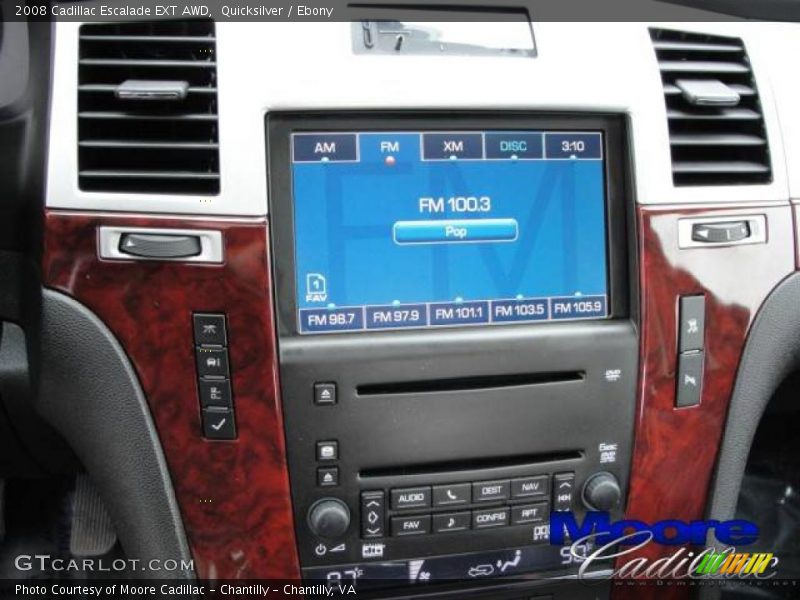 Quicksilver / Ebony 2008 Cadillac Escalade EXT AWD