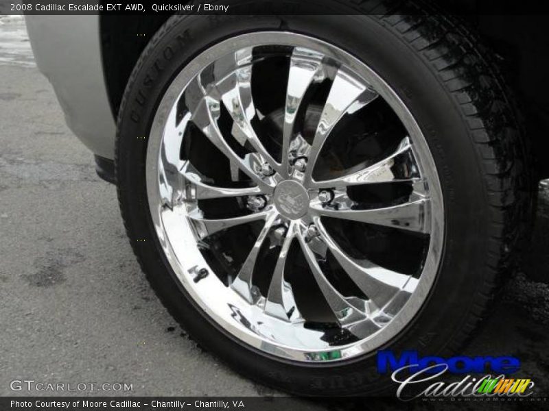Quicksilver / Ebony 2008 Cadillac Escalade EXT AWD