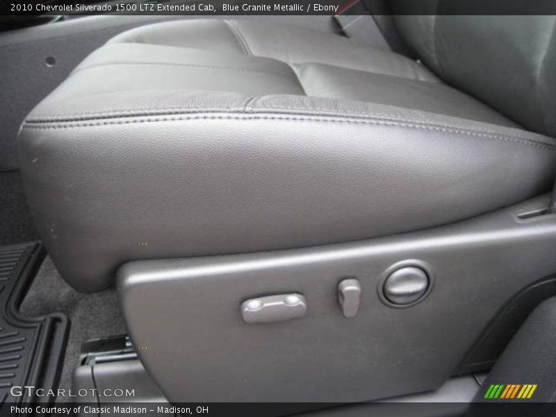 Blue Granite Metallic / Ebony 2010 Chevrolet Silverado 1500 LTZ Extended Cab