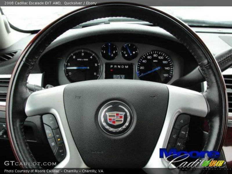 Quicksilver / Ebony 2008 Cadillac Escalade EXT AWD