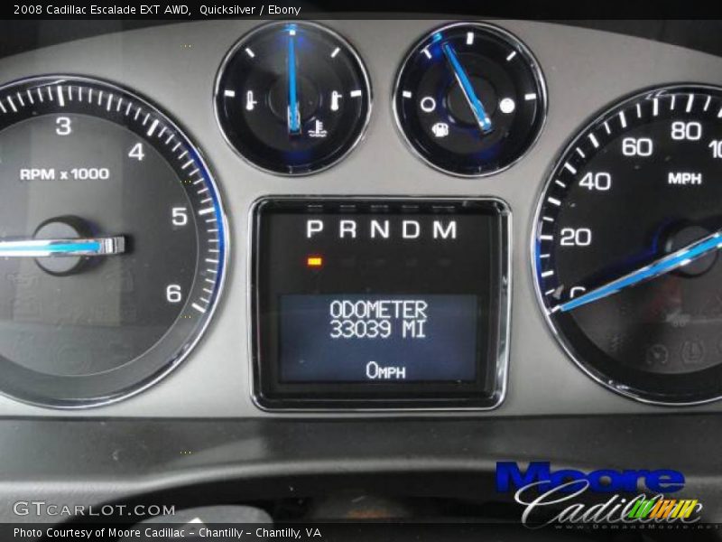 Quicksilver / Ebony 2008 Cadillac Escalade EXT AWD