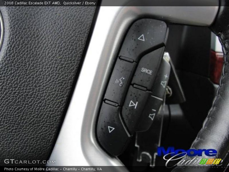 Quicksilver / Ebony 2008 Cadillac Escalade EXT AWD
