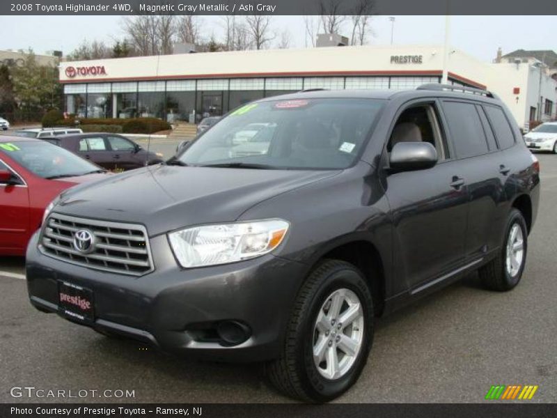 Magnetic Gray Metallic / Ash Gray 2008 Toyota Highlander 4WD