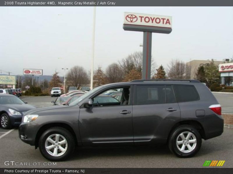 Magnetic Gray Metallic / Ash Gray 2008 Toyota Highlander 4WD