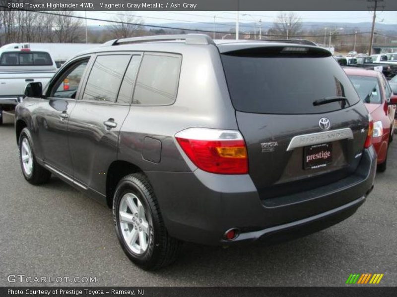 Magnetic Gray Metallic / Ash Gray 2008 Toyota Highlander 4WD