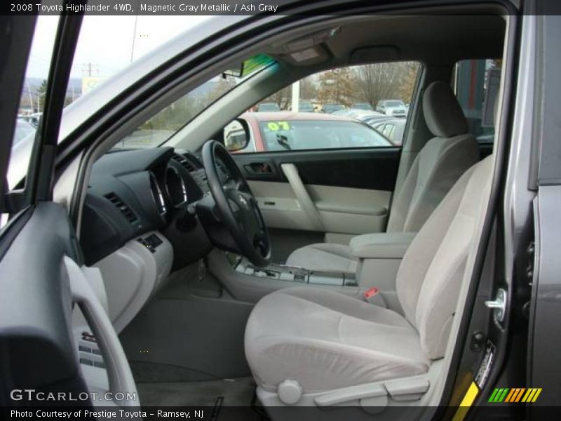 Magnetic Gray Metallic / Ash Gray 2008 Toyota Highlander 4WD