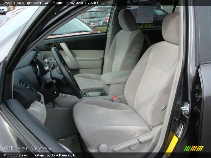 Magnetic Gray Metallic / Ash Gray 2008 Toyota Highlander 4WD