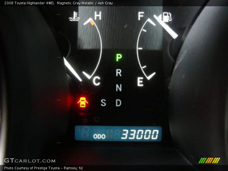 Magnetic Gray Metallic / Ash Gray 2008 Toyota Highlander 4WD