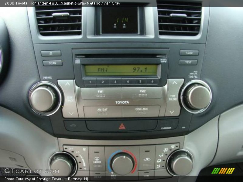 Magnetic Gray Metallic / Ash Gray 2008 Toyota Highlander 4WD