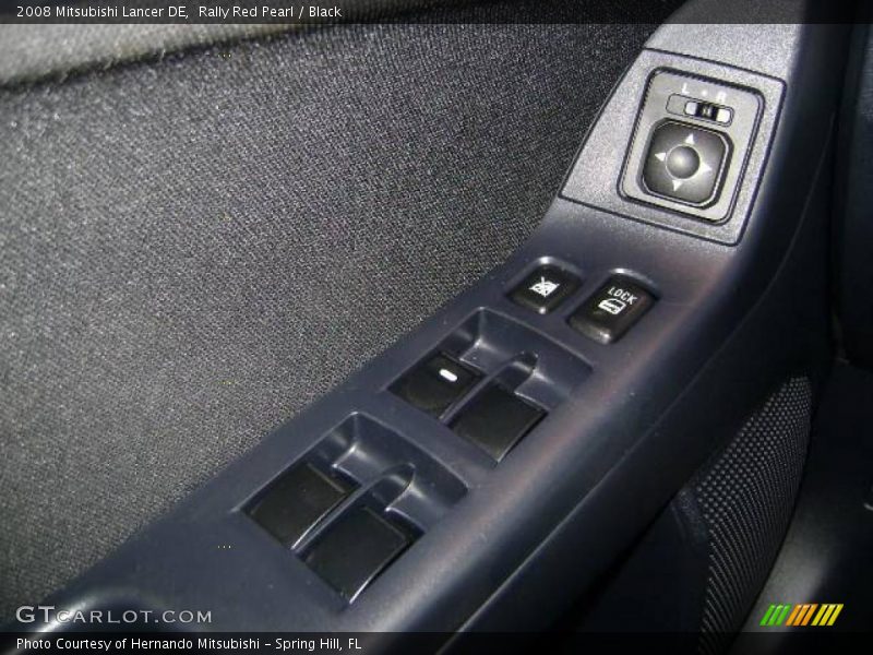 Rally Red Pearl / Black 2008 Mitsubishi Lancer DE