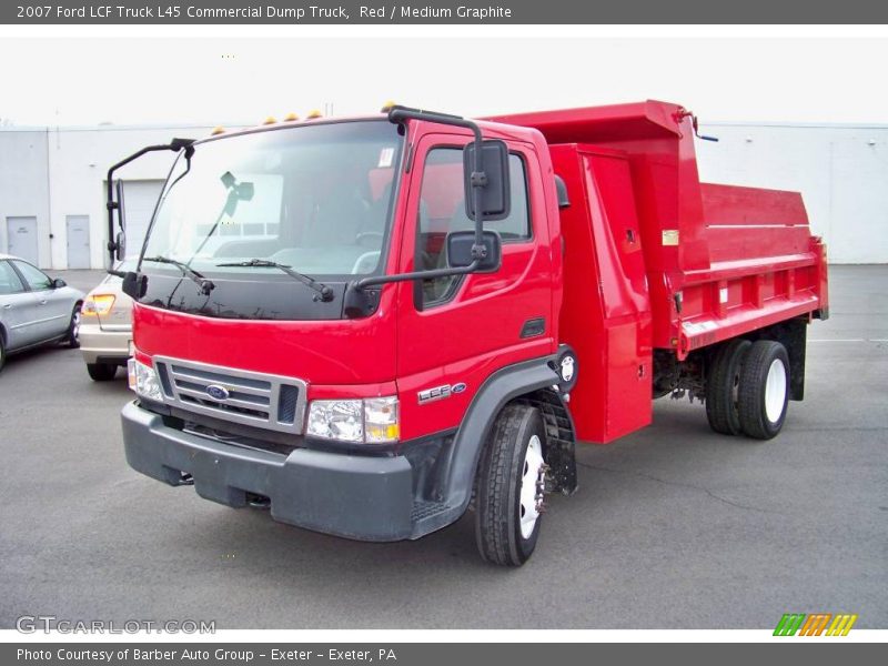 Red / Medium Graphite 2007 Ford LCF Truck L45 Commercial Dump Truck